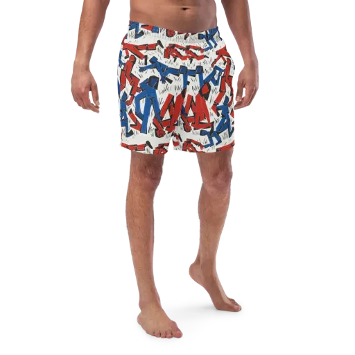 Redline Rhapsody on a Swim Trunks