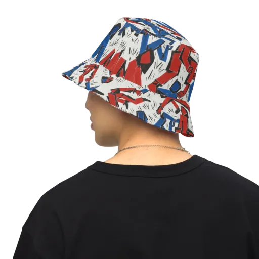 Redline Rhapsody on a Reversible Bucket Hat