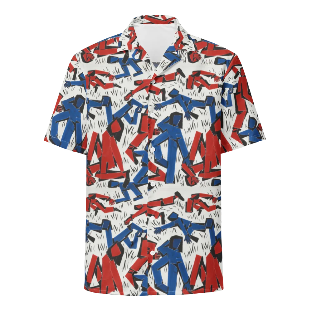 Redline Rhapsody on Button Shirt — Front