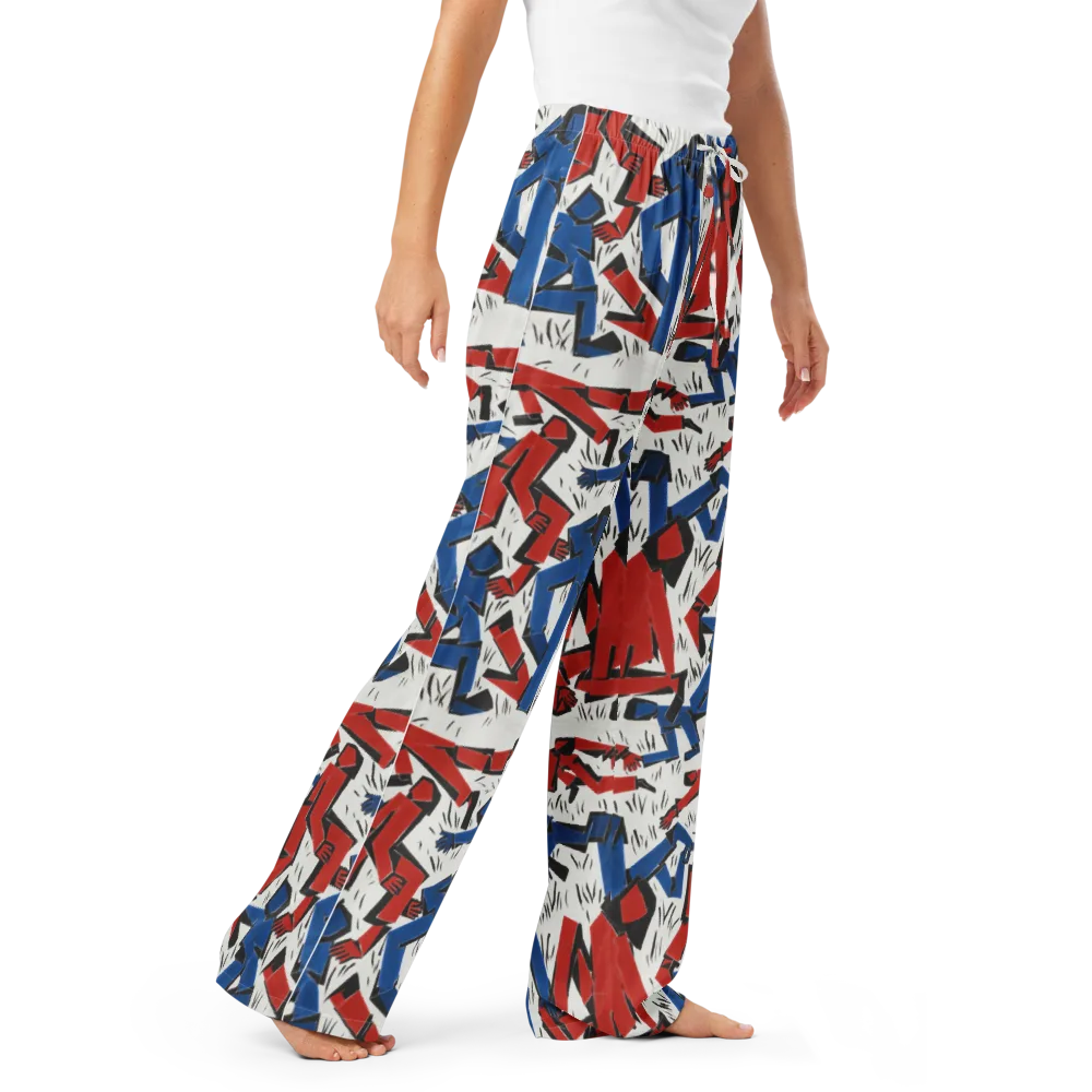 Redline Rhapsody on Women's Pajama Pants — Right Front