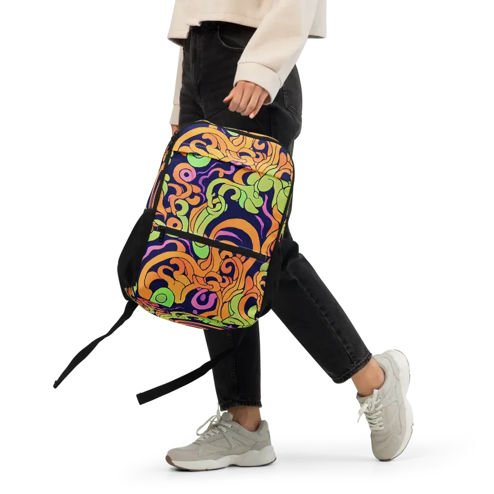 Acid Spiral on Utility Backpack — Front