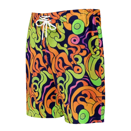 Acid Spiral on a Men's Board Shorts