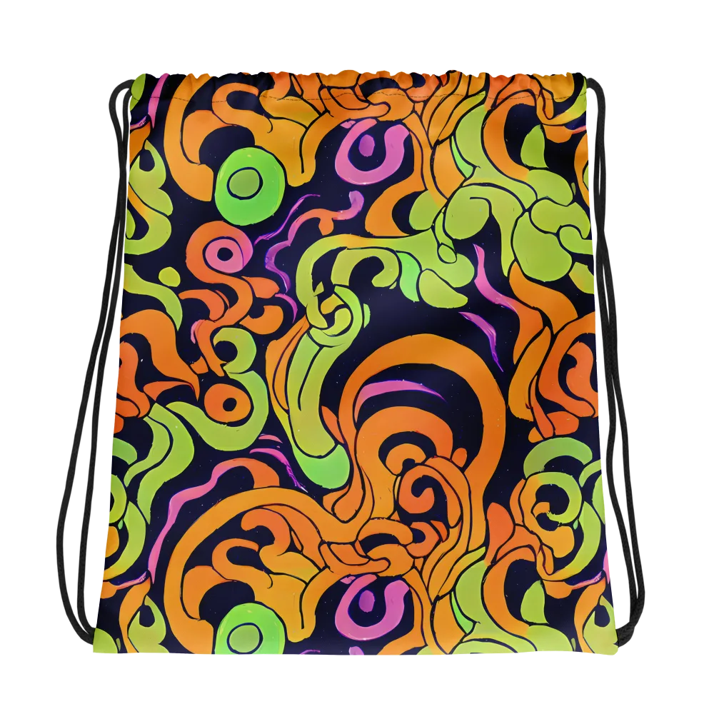 Acid Spiral on Drawstring Bag — Photo