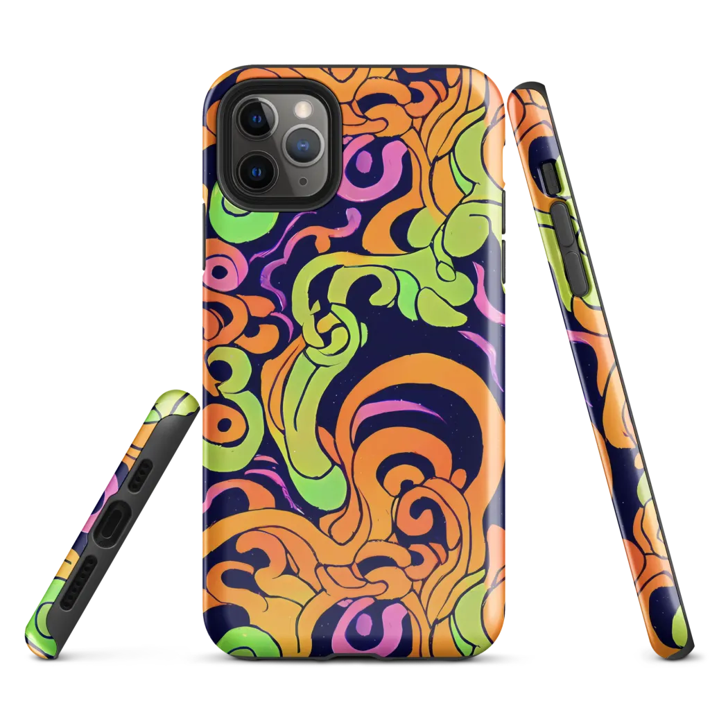 Acid Spiral on Tough Case for iPhone® — Front