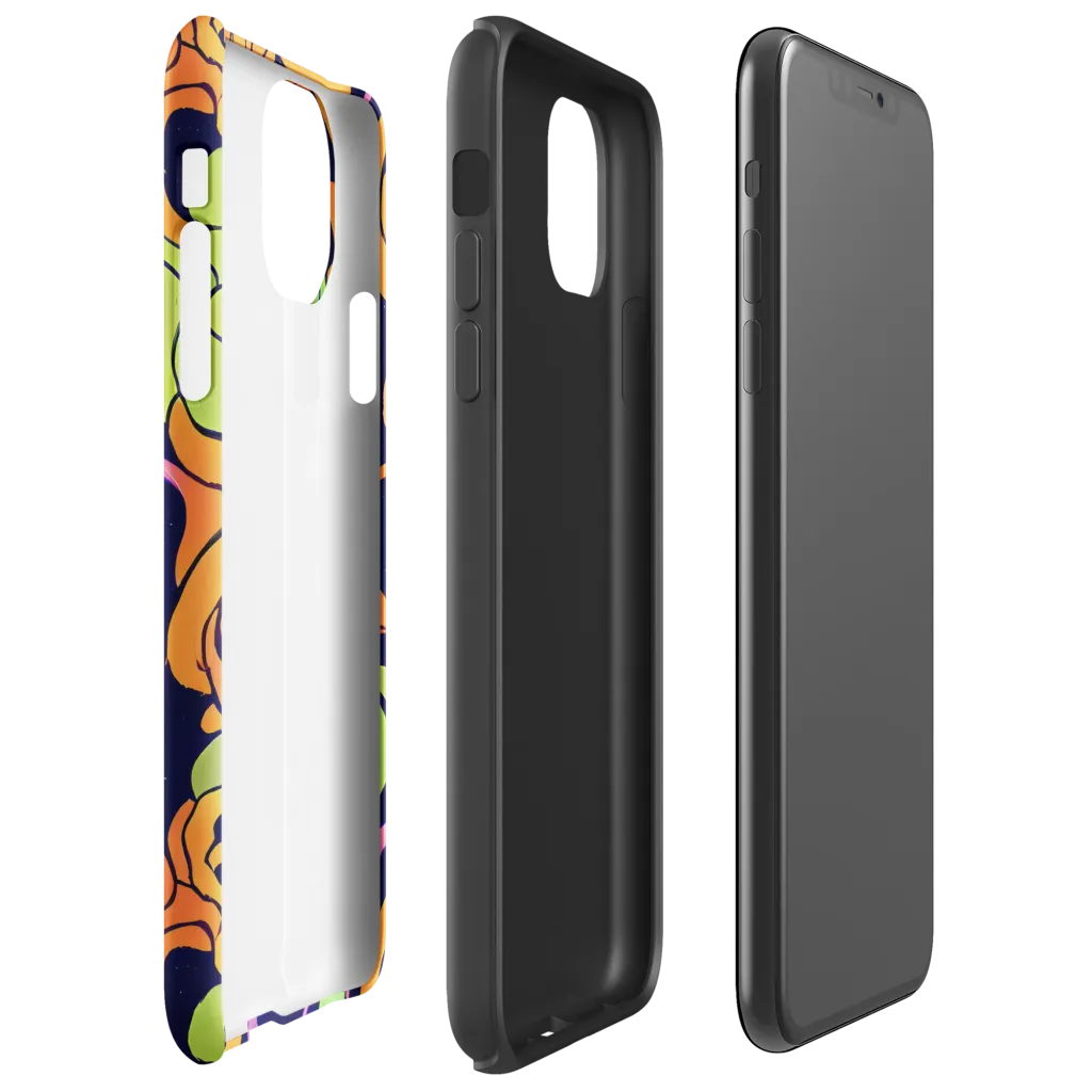Acid Spiral on Tough Case for iPhone® — Right