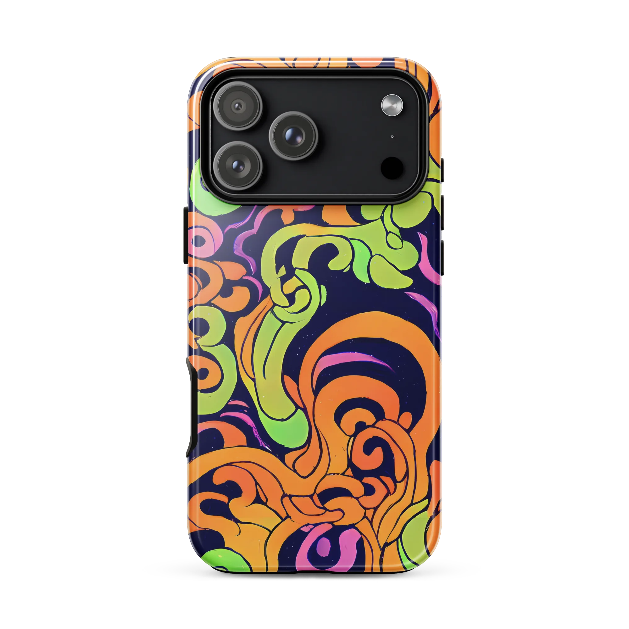 Acid Spiral on Tough Case for iPhone® — Front