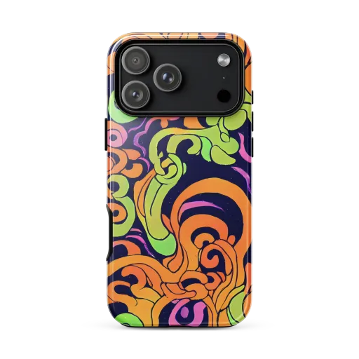 Acid Spiral on a Tough Case for iPhone®