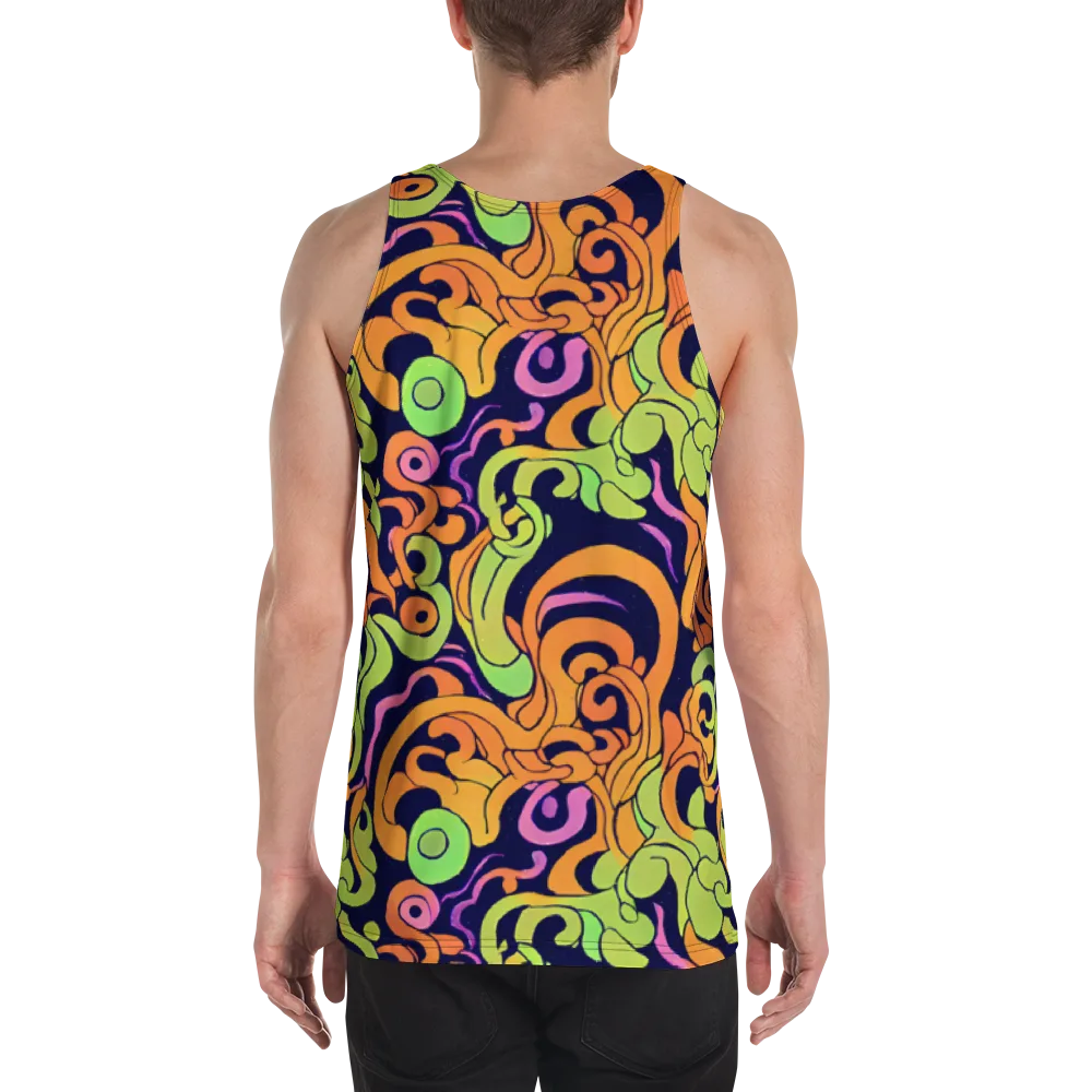 Acid Spiral on Men's Tank Top — Back