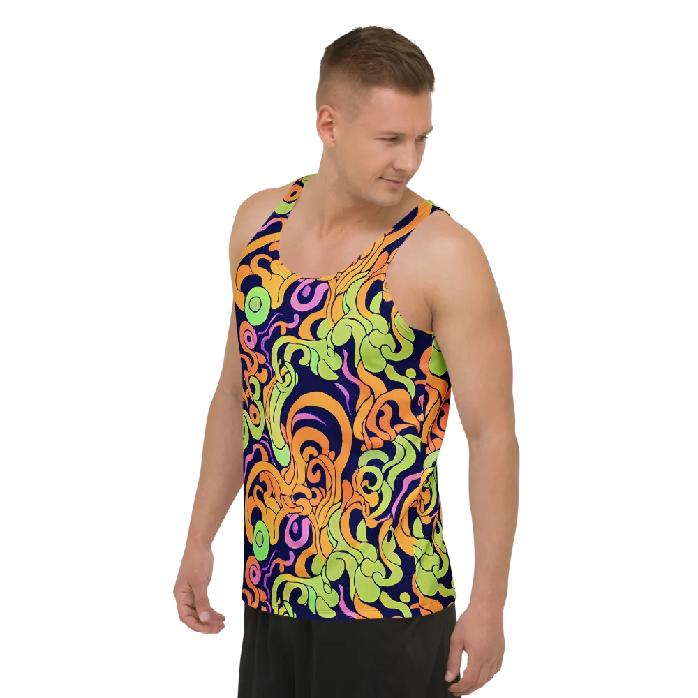 Acid Spiral on Men's Tank Top — Left Front