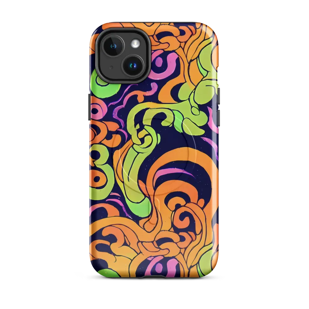 Acid Spiral on MagSafe Tough Case for iPhone® — Front