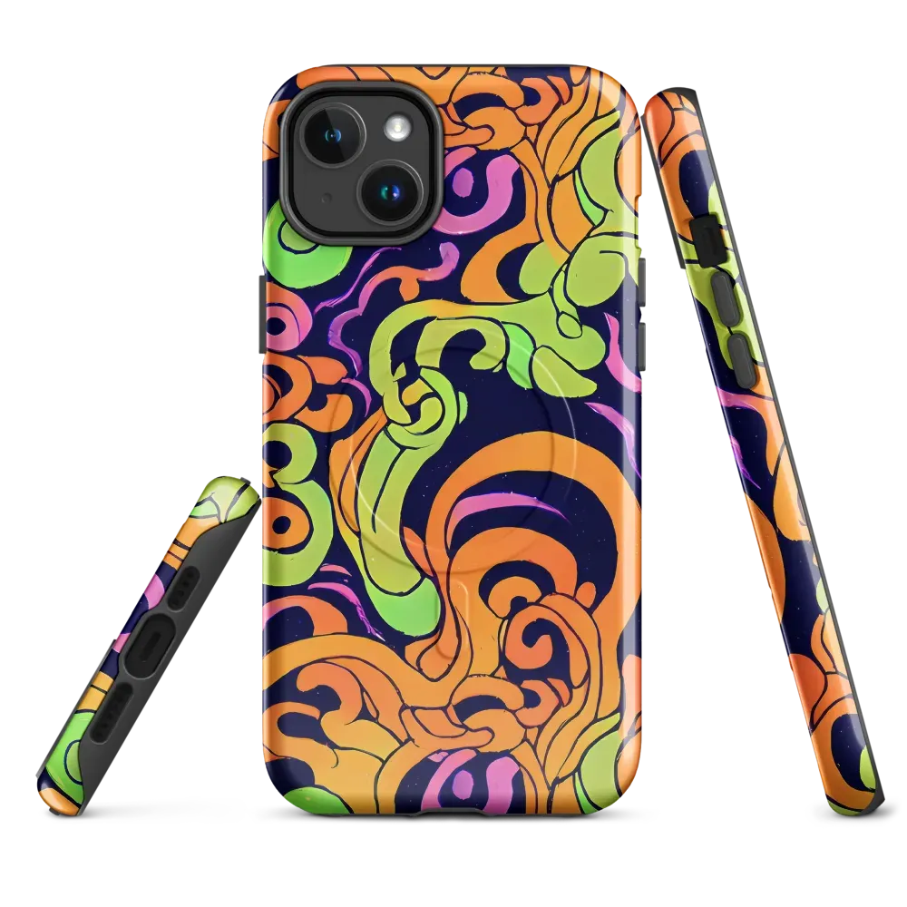Acid Spiral on MagSafe Tough Case for iPhone® — Front