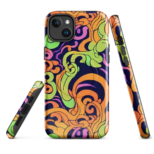 Acid Spiral on a MagSafe Tough Case for iPhone®
