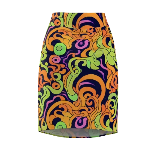 Acid Spiral on a Pencil Skirt
