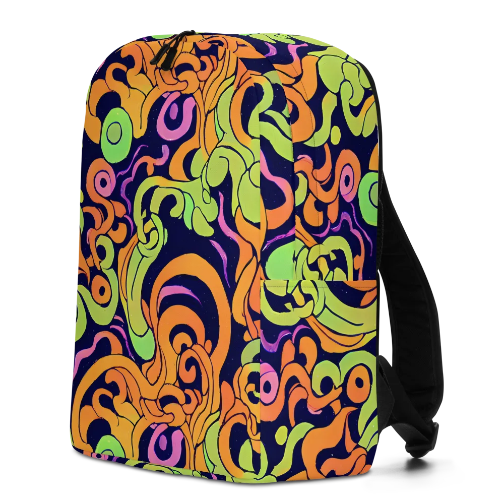 Acid Spiral on Minimalist Backpack — Left