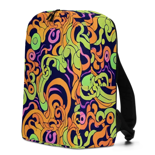 Acid Spiral on a Minimalist Backpack