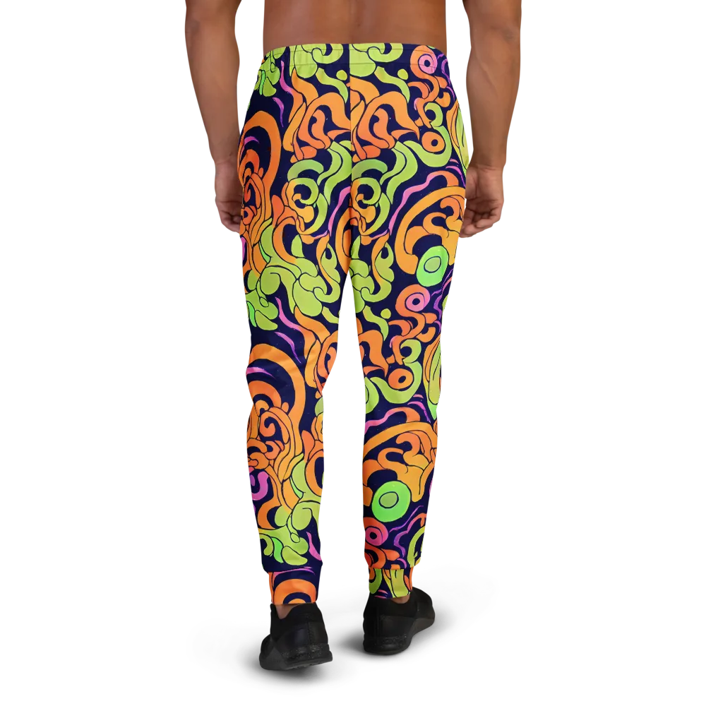 Acid Spiral on Men's Joggers — Back