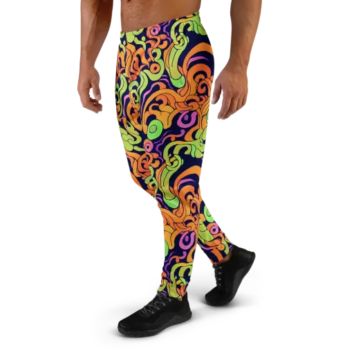 Acid Spiral on a Men's Joggers