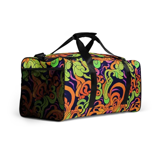 Acid Spiral on a Duffle Bag