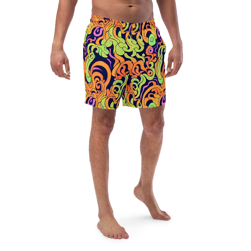 Acid Spiral on Swim Trunks — Front