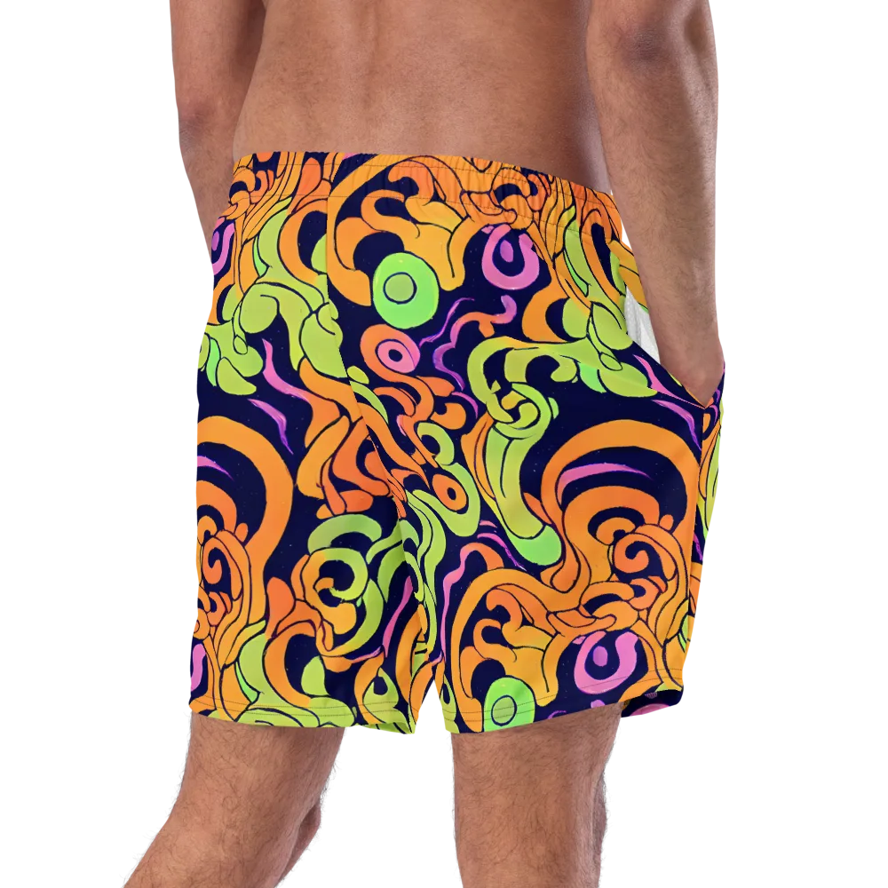 Acid Spiral on Swim Trunks — Right Back
