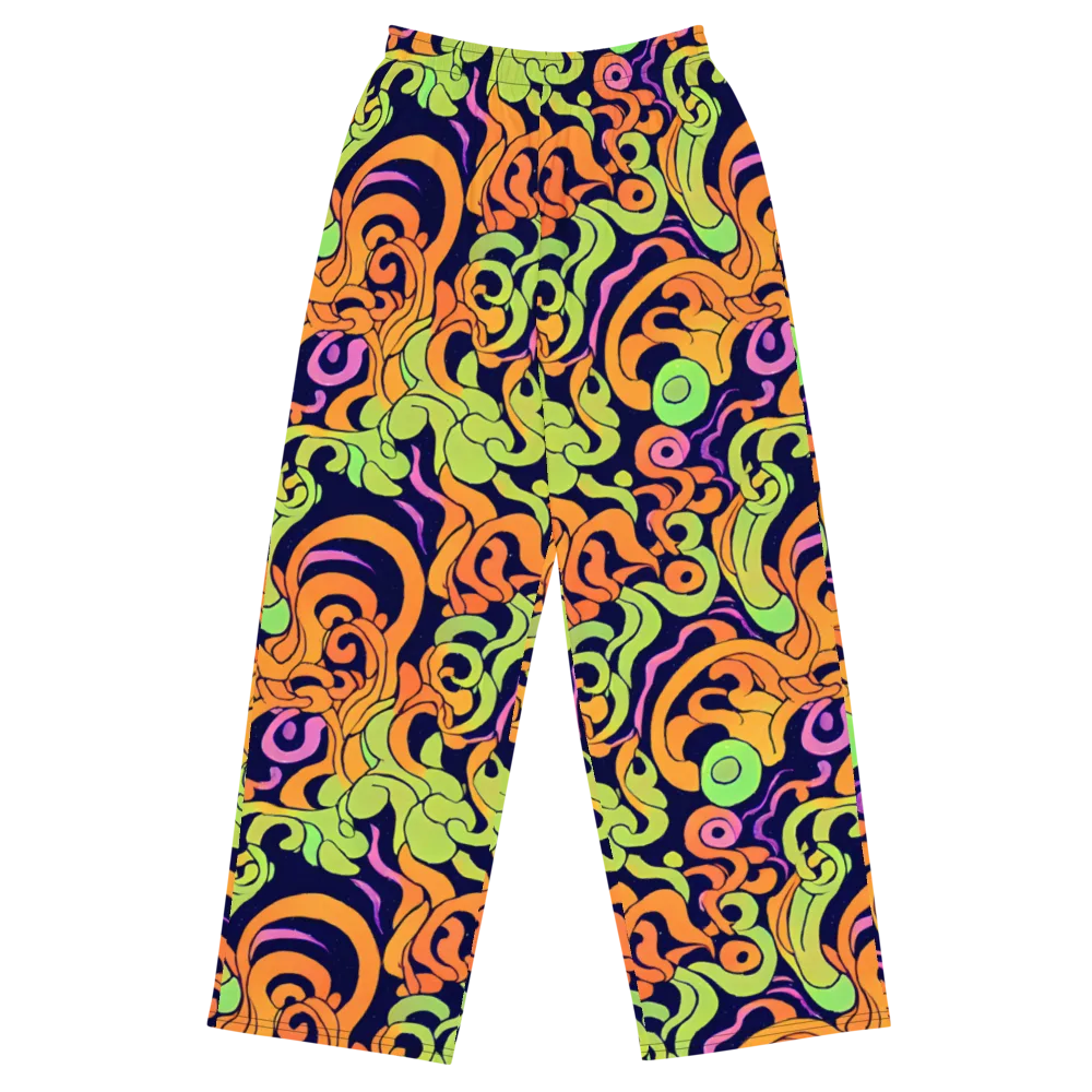 Acid Spiral on Wide-Leg Pants — Front