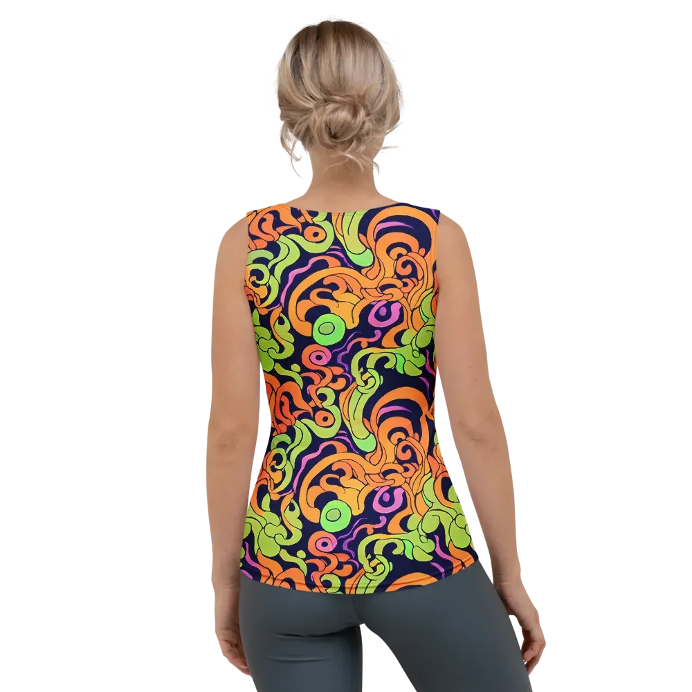 Acid Spiral on Women's Tank Top — Back