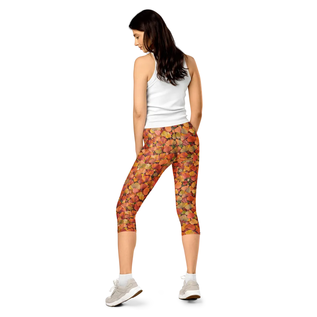 Amber Canopy on Capri Leggings — Back