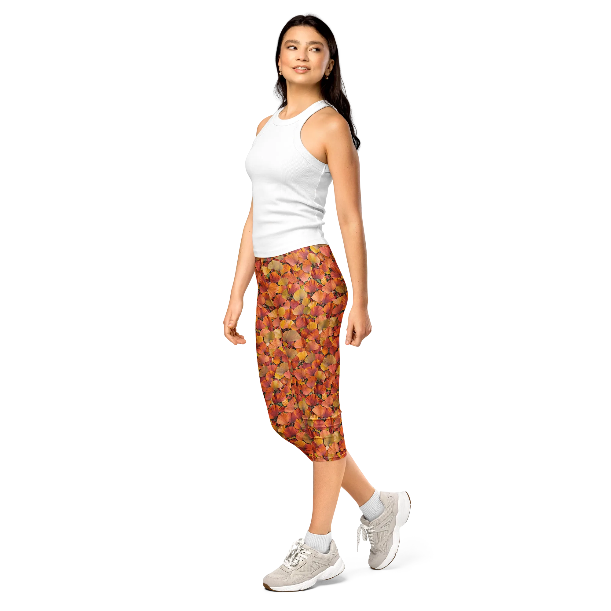 Amber Canopy on Capri Leggings — Left Front