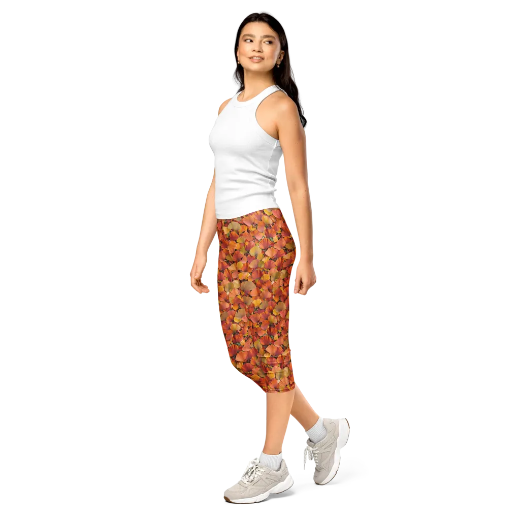 Amber Canopy on Capri Leggings — Left Front