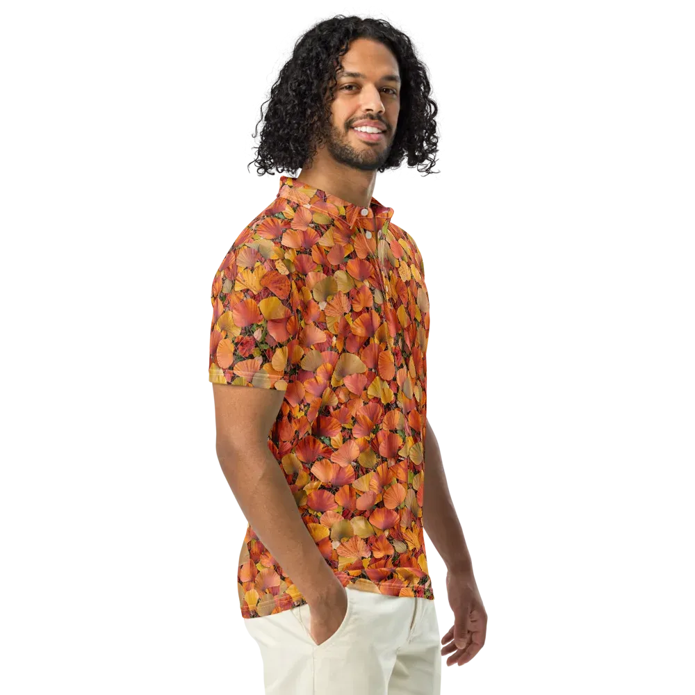 Amber Canopy on Men's Slim Fit Polo Shirt — Right Front