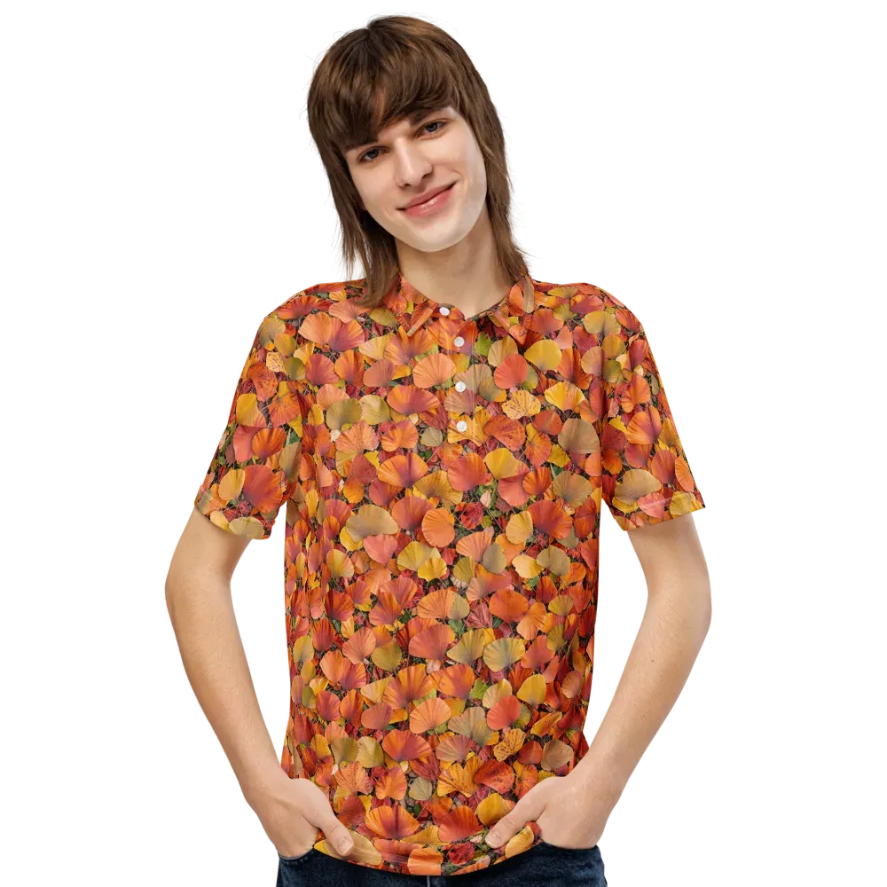 Amber Canopy on Men's Slim Fit Polo Shirt — Front