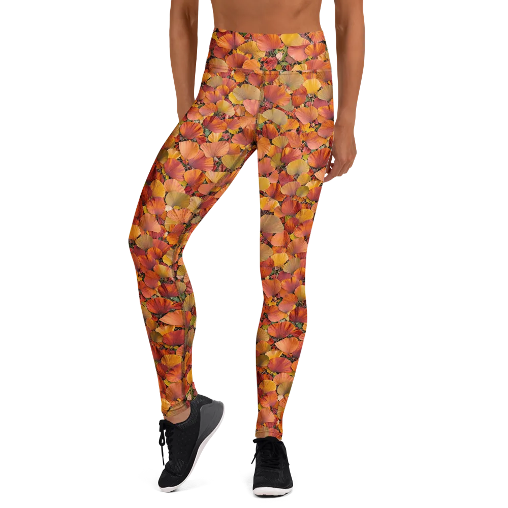 Amber Canopy on Yoga Leggings — Front