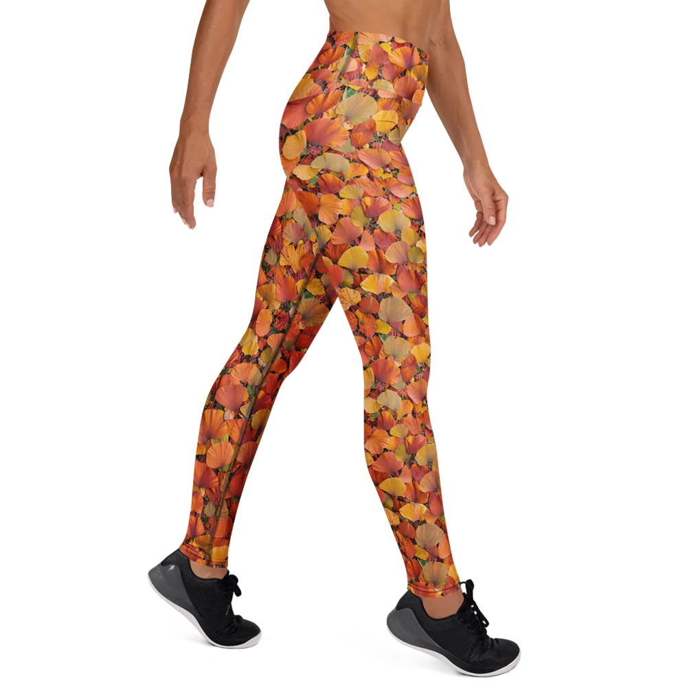 Amber Canopy on Yoga Leggings — Right