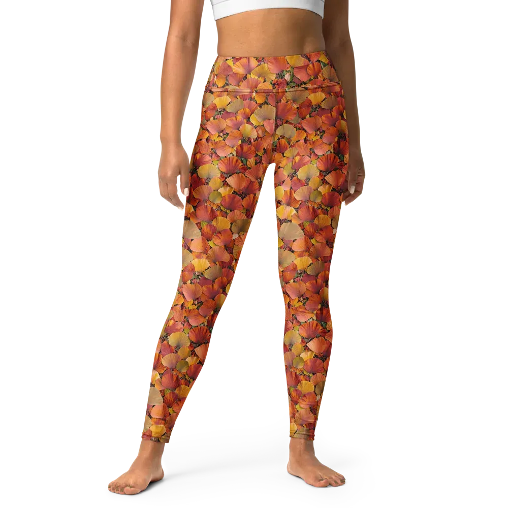 Amber Canopy on Yoga Leggings — Front