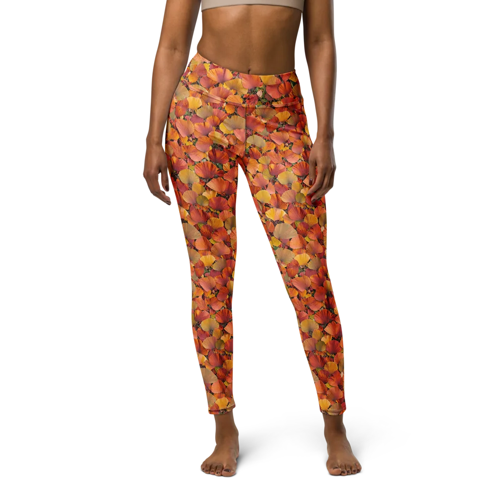 Amber Canopy on Yoga Leggings — Front