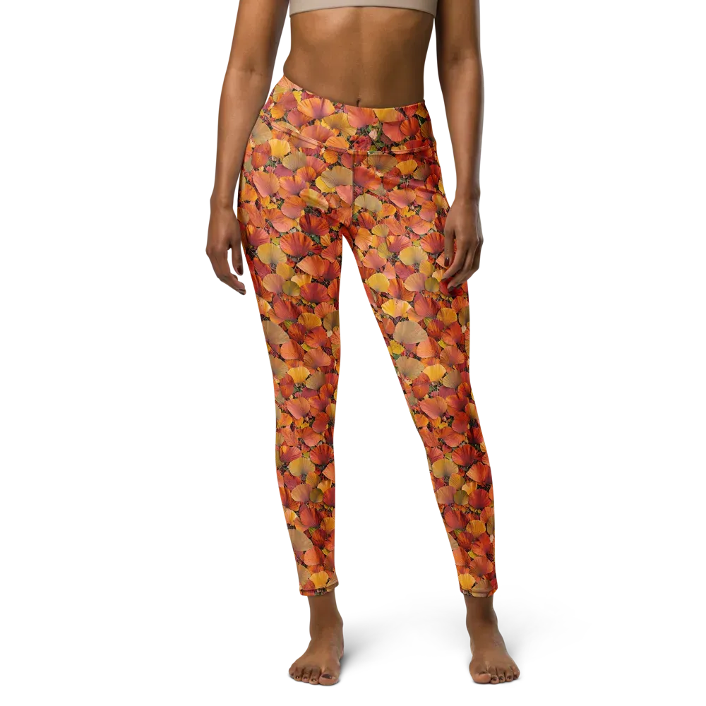 Amber Canopy on Yoga Leggings — Front