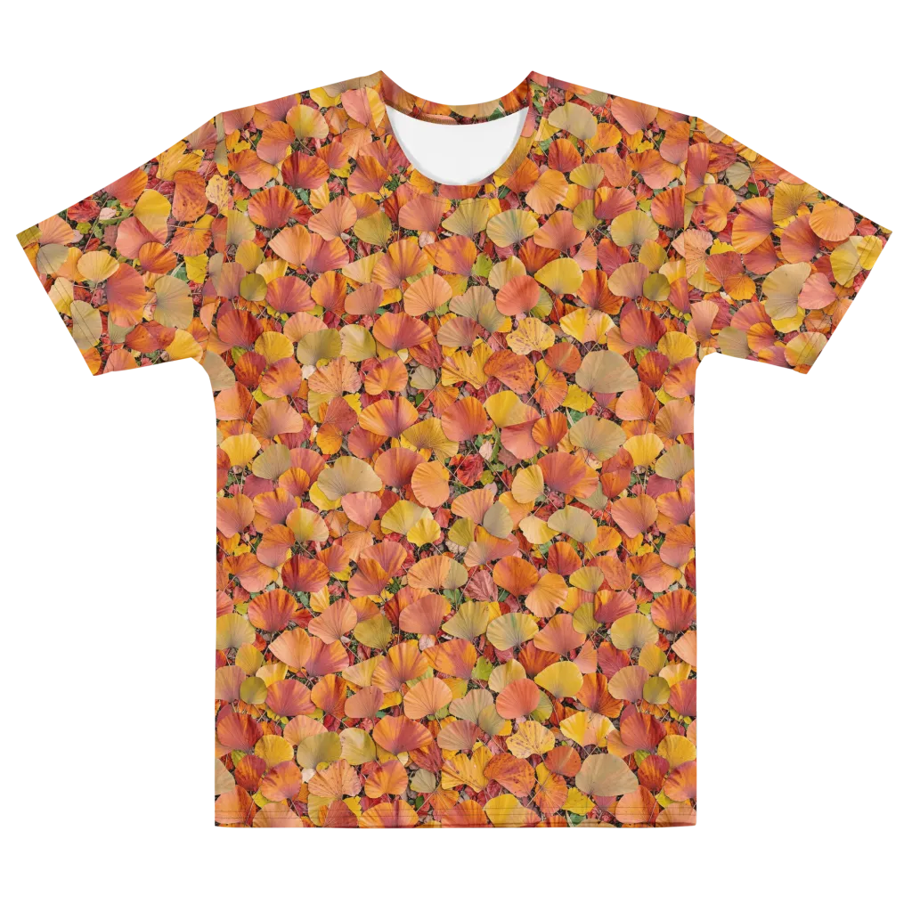 Amber Canopy on Men's Cotton Crew Neck T-Shirt — Front