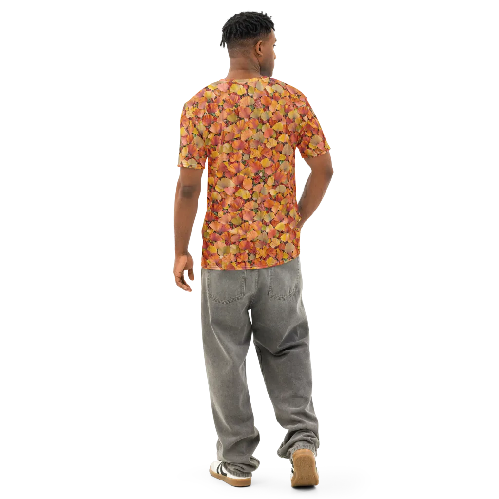 Amber Canopy on Men's Cotton Crew Neck T-Shirt — Back