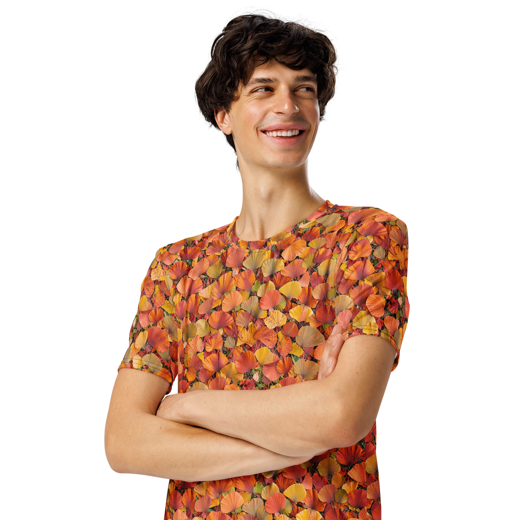 Amber Canopy on Men's Crew Neck T-Shirt — Left Front