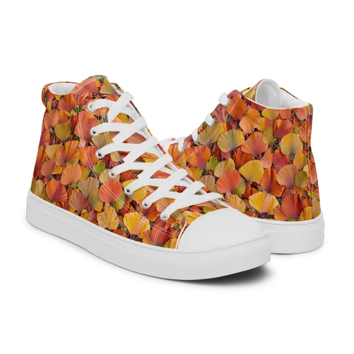 Amber Canopy on a Men's High Top Canvas Shoes
