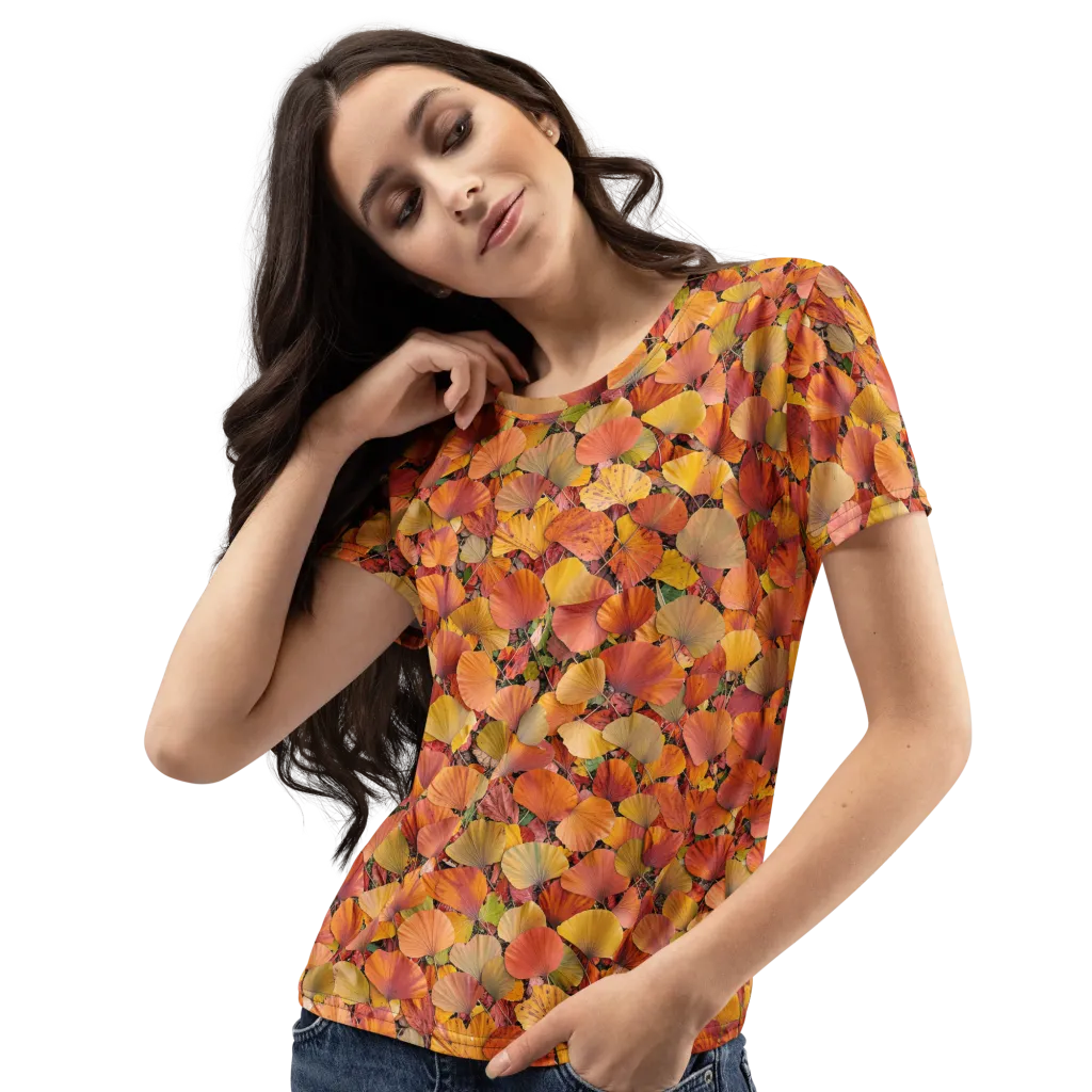 Amber Canopy on Women's Crew Neck T-Shirt — Left Front