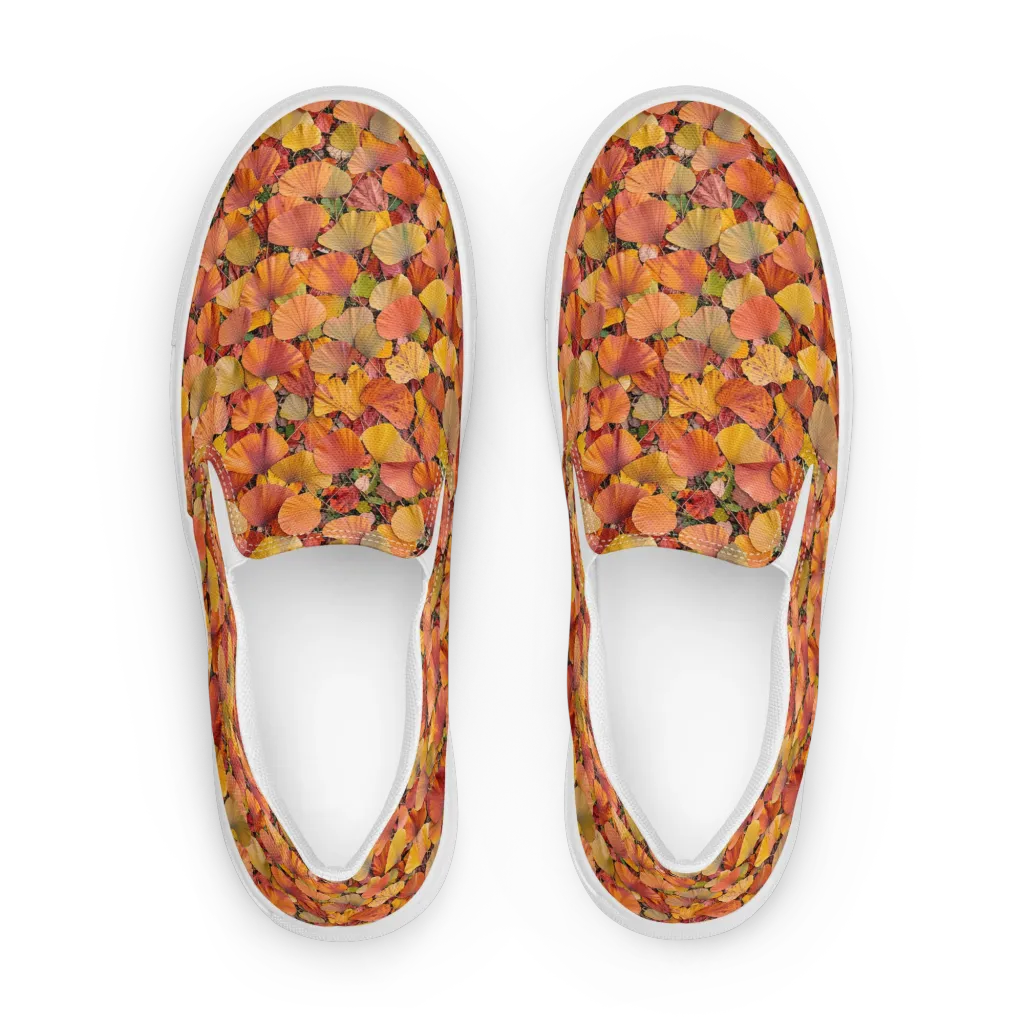 Amber Canopy on Men's Slip-On Canvas Shoes — Front