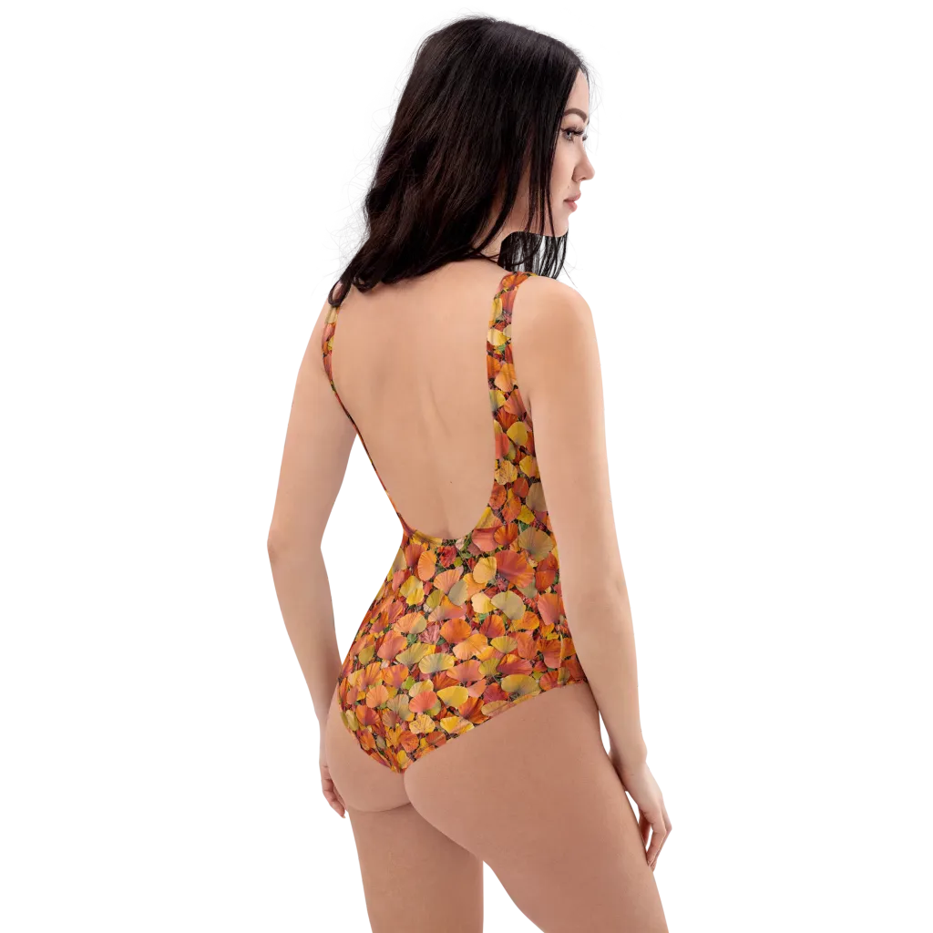 Amber Canopy on One-Piece Swimsuit — Right Back