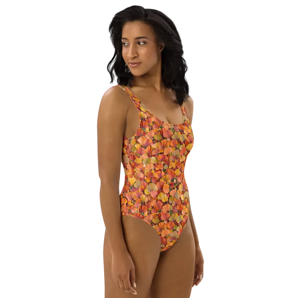 Amber Canopy on One-Piece Swimsuit — Right
