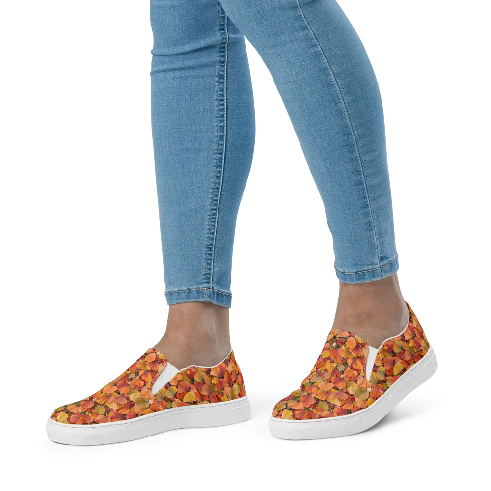 Amber Canopy on Women's Slip-On Canvas Shoes — Front