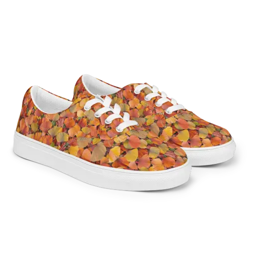 Amber Canopy on a Men's Lace-Up Canvas Shoes