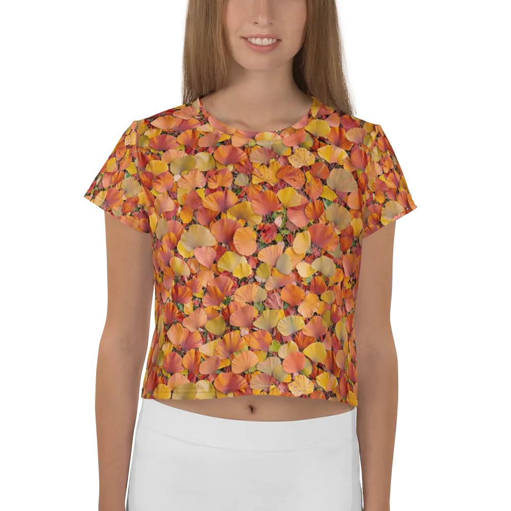 Amber Canopy on Crop Tee — Front