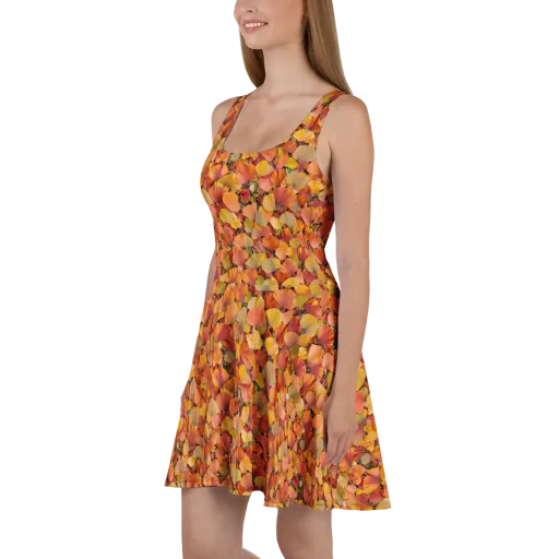 Amber Canopy on a Skater Dress