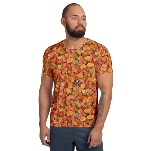 Amber Canopy on a Men's Athletic T-Shirt