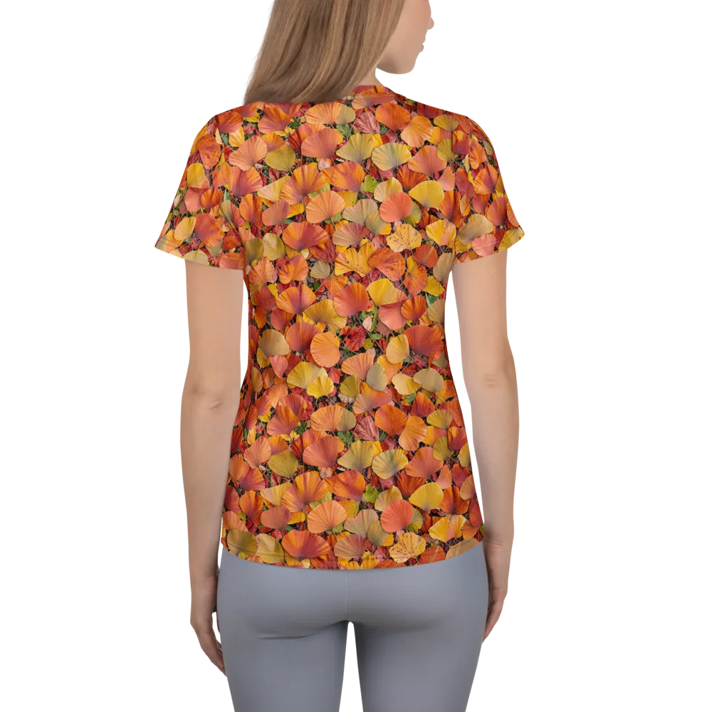 Amber Canopy on Women's Athletic T-Shirt — Back